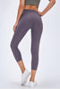 High-Waisted7/8 Sport / Yoga legging taupe gray