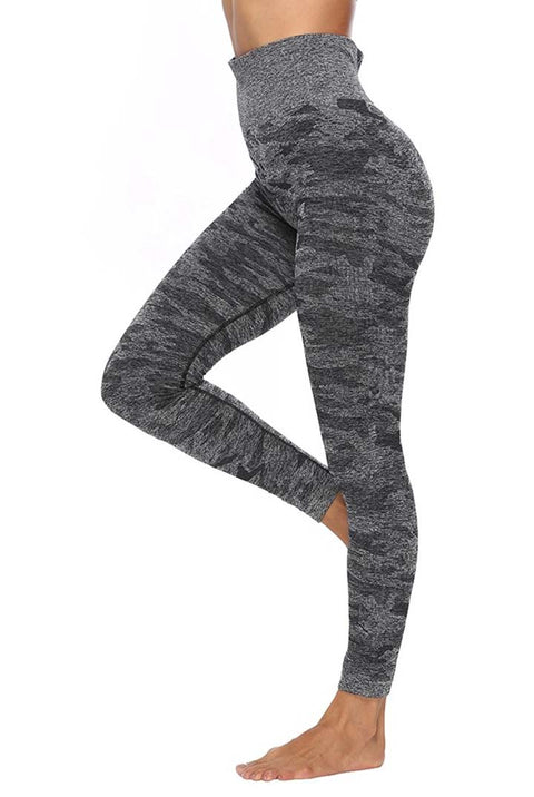 Sportlegging, yoga legging in grijs teinten