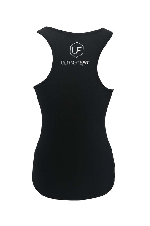 Singlet zwart met opdruk Ultimate Fit