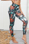 Sportlegging, yoga legging in bloemenprint design