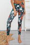 Sportlegging, yoga legging in bloemenprint design