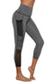 Ultimate Fit sportlegging in grijs met een hoge taille en zwarte stiksels en accenten