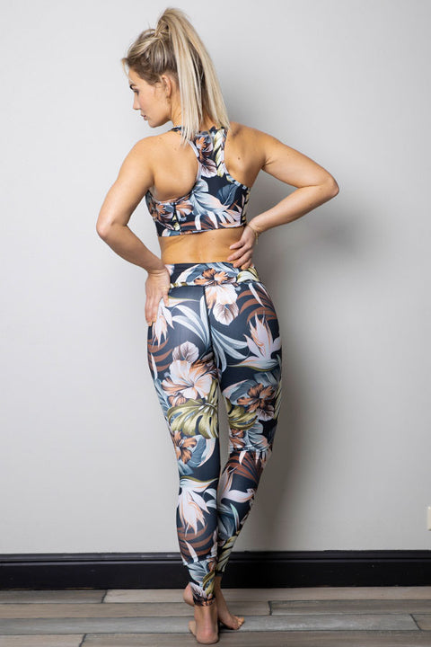 Ultimate Fit sportlegging in bloemenprint