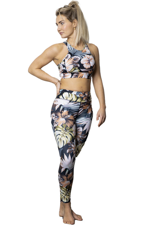 Legging bloemen print