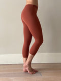 High-Waisted  7/8 Sport / Yoga legging steen rood