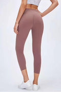 High Waisted 7 8 Sport Yoga legging oud roze Ultimate Fit Clothing