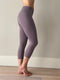 7/8 Sports / Yoga legging with high waist oud lila