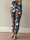 Sportlegging, yoga legging in bloemenprint design