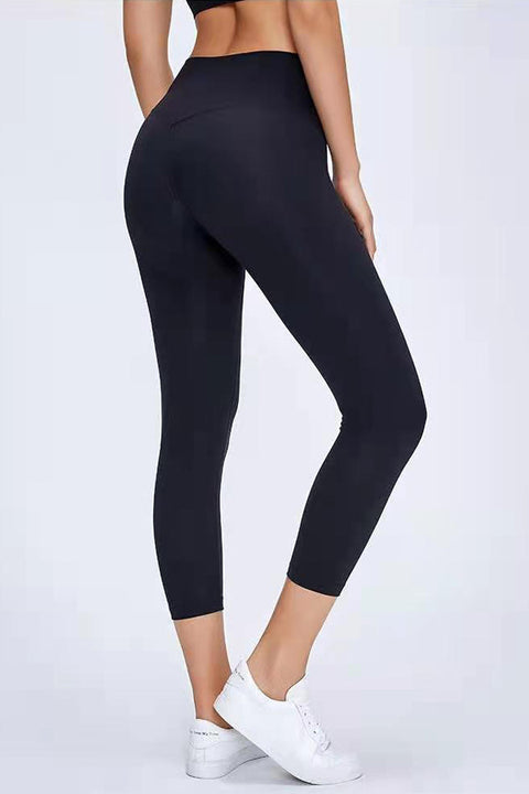 High-Waisted  7/8 Sport / Yoga legging zwart